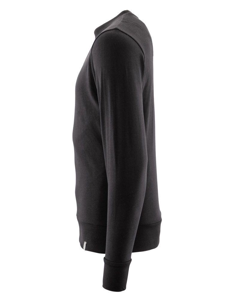 Sweatshirt,moderne Passform Sweatshirt Größe 6XLONE, vollschwarz Produktbild img2 L