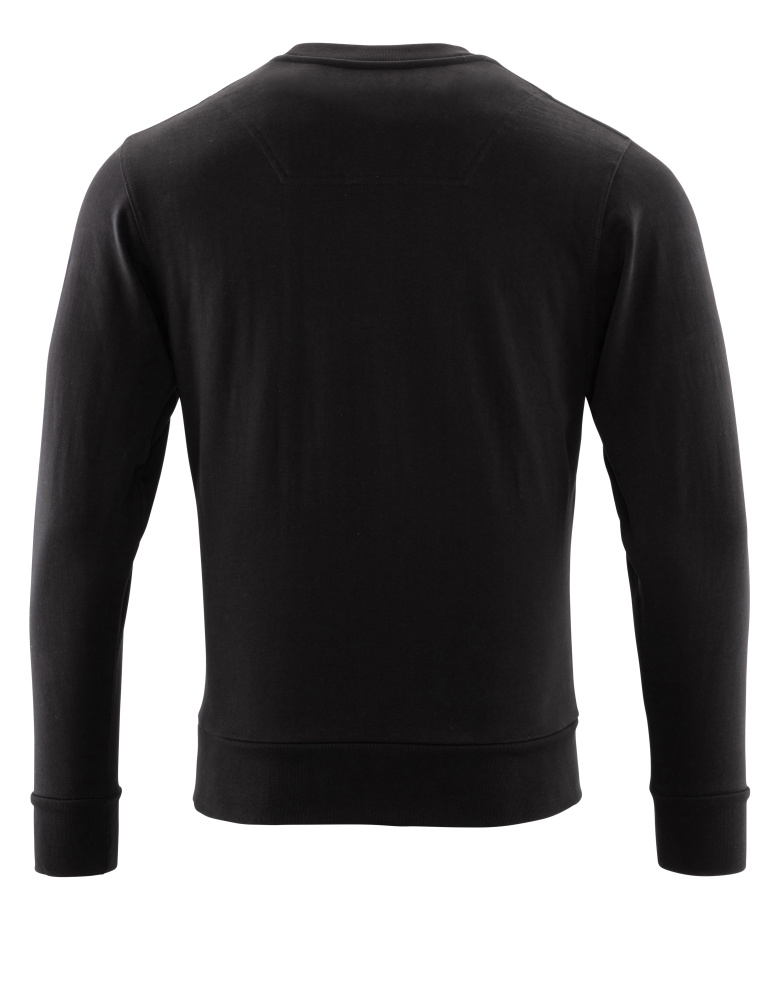 Sweatshirt,moderne Passform Sweatshirt Größe 6XLONE, vollschwarz Produktbild img3 L