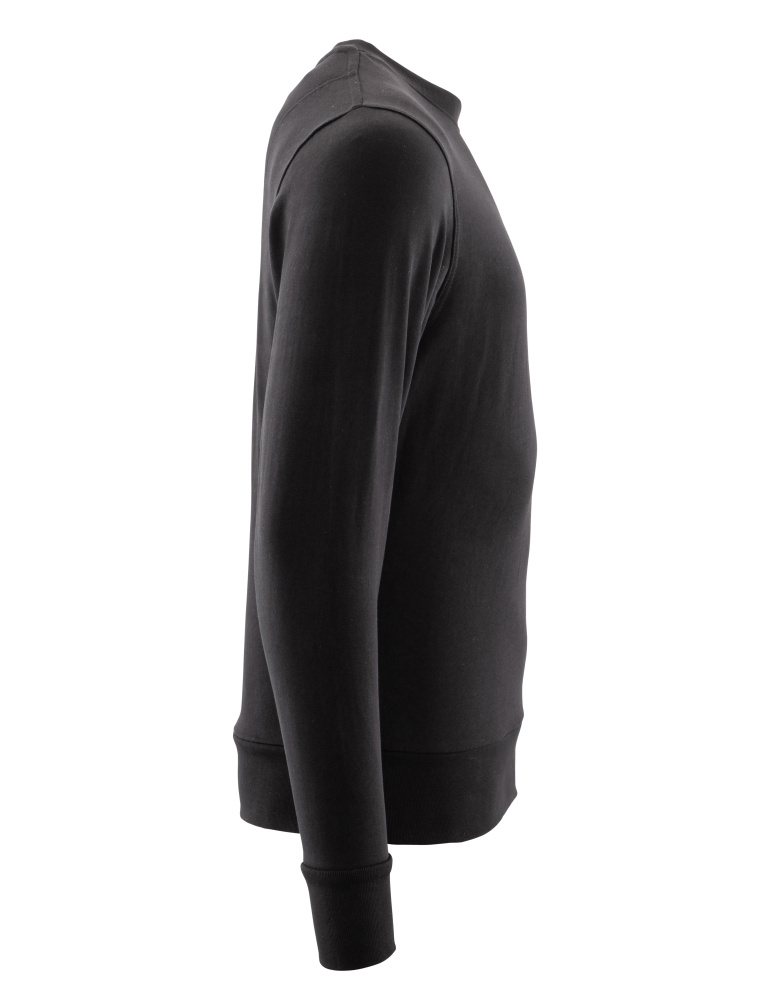 Sweatshirt,moderne Passform Sweatshirt Größe 6XLONE, vollschwarz Produktbild img4 L
