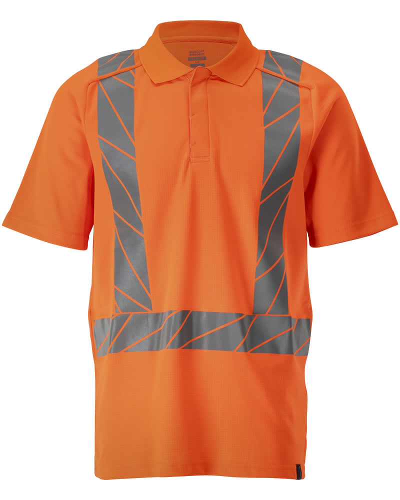 Polo-Shirt, moderne Passform Polo-shirt Größe 2XL, hi-vis orange Produktbild img1 L