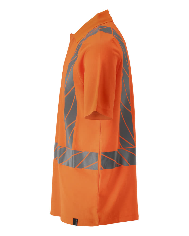 Polo-Shirt, moderne Passform Polo-shirt Größe 2XL, hi-vis orange Produktbild img2 L