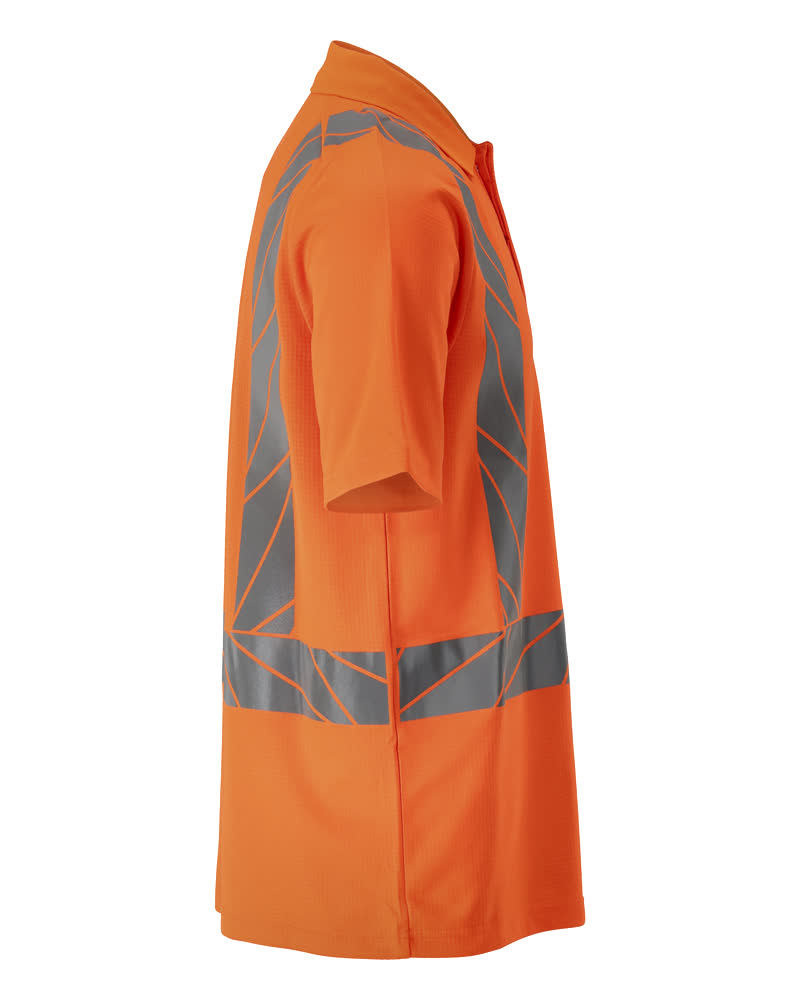 Polo-Shirt, moderne Passform Polo-shirt Größe 2XL, hi-vis orange Produktbild img4 L