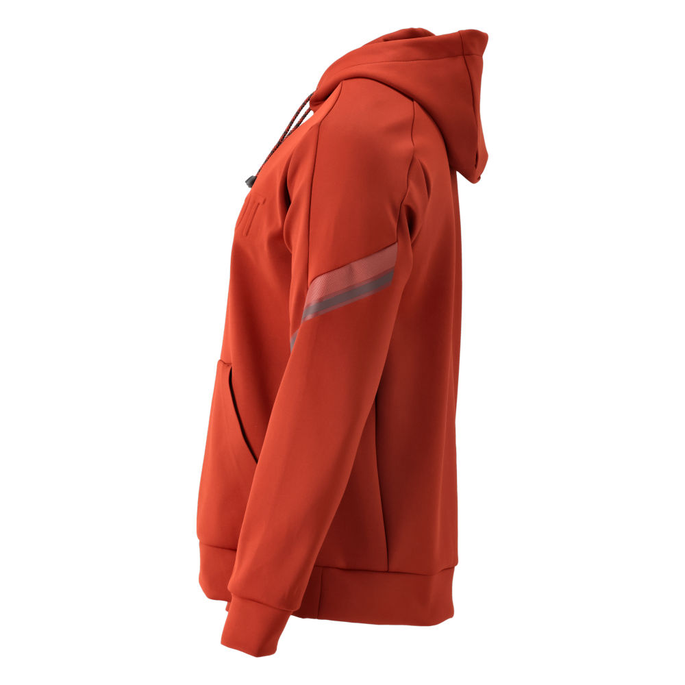Fleece Kapuzensweatshirt mit MASCOT-Logo Kapuzensweatshirt Größe 2XL, Herbstrot Produktbild img2 L
