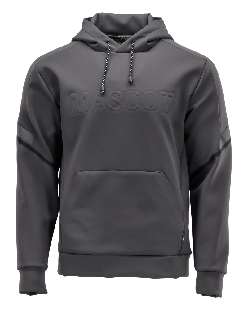 Fleece Kapuzensweatshirt mit MASCOT-Logo Kapuzensweatshirt Größe L, Anthrazitgrau Produktbild img1 L