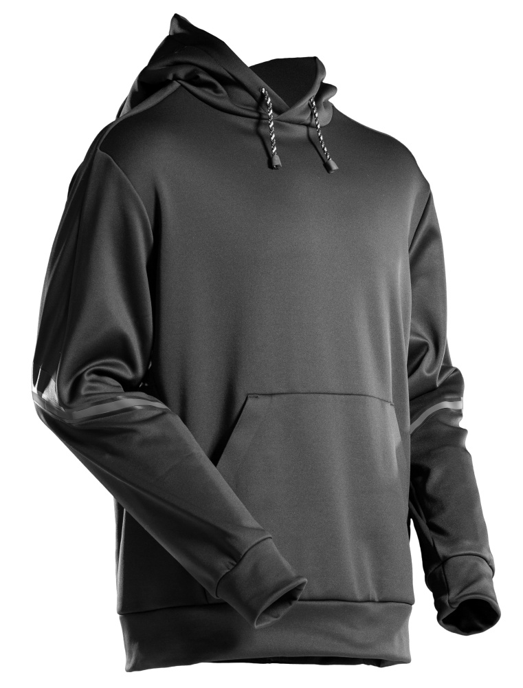 Fleece Kapuzensweatshirt Kapuzensweatshirt Größe 4XL, schwarz Produktbild img1 L