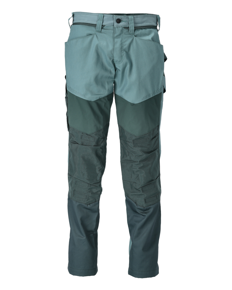 Hose mit Knietaschen Hose Größe 76C58, helles waldgrün/waldgrün Produktbild img1 L