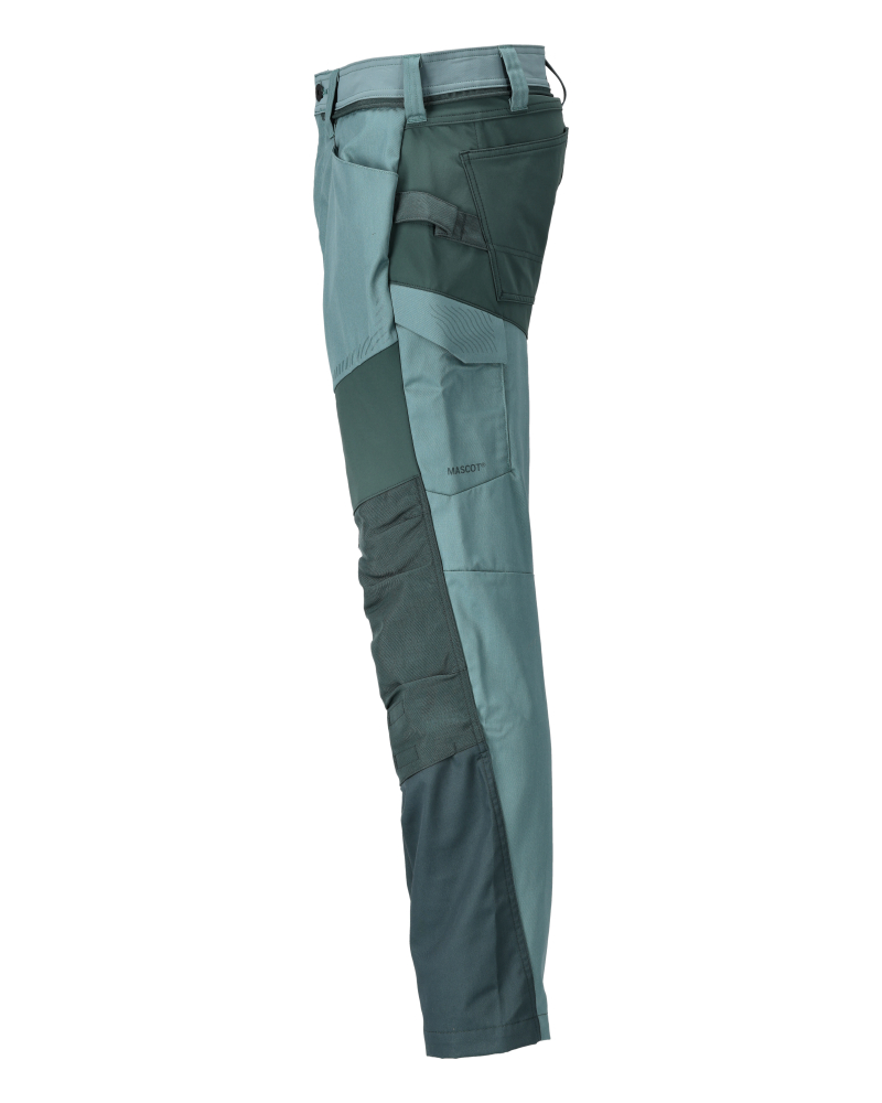Hose mit Knietaschen Hose Größe 76C58, helles waldgrün/waldgrün Produktbild img2 L