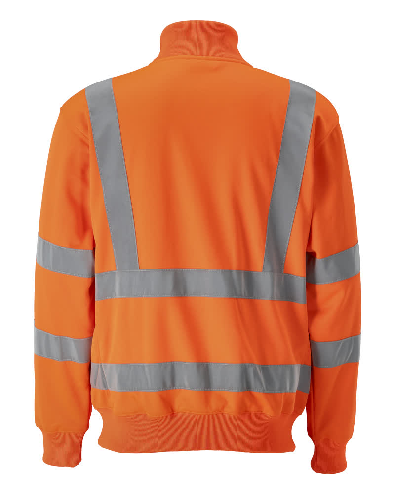 MASCOT® Maringa Sweatshirt mit Reißverschluss Größe 2XL, hi-vis orange Produktbild img3 L