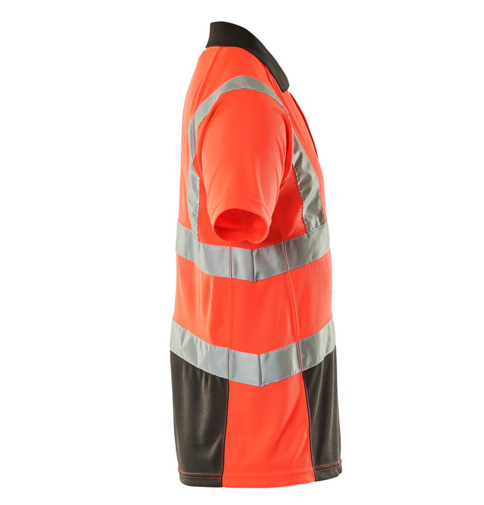 MASCOT® Anadia Polo-shirt Größe 2XL, hi-vis rot/dunkelanthrazit Produktbild img4 L