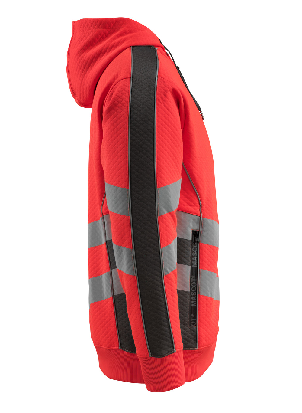 MASCOT® Corby Kapuzensweatshirt Größe 4XL, hi-vis rot/dunkelanthrazit Produktbild img4 L