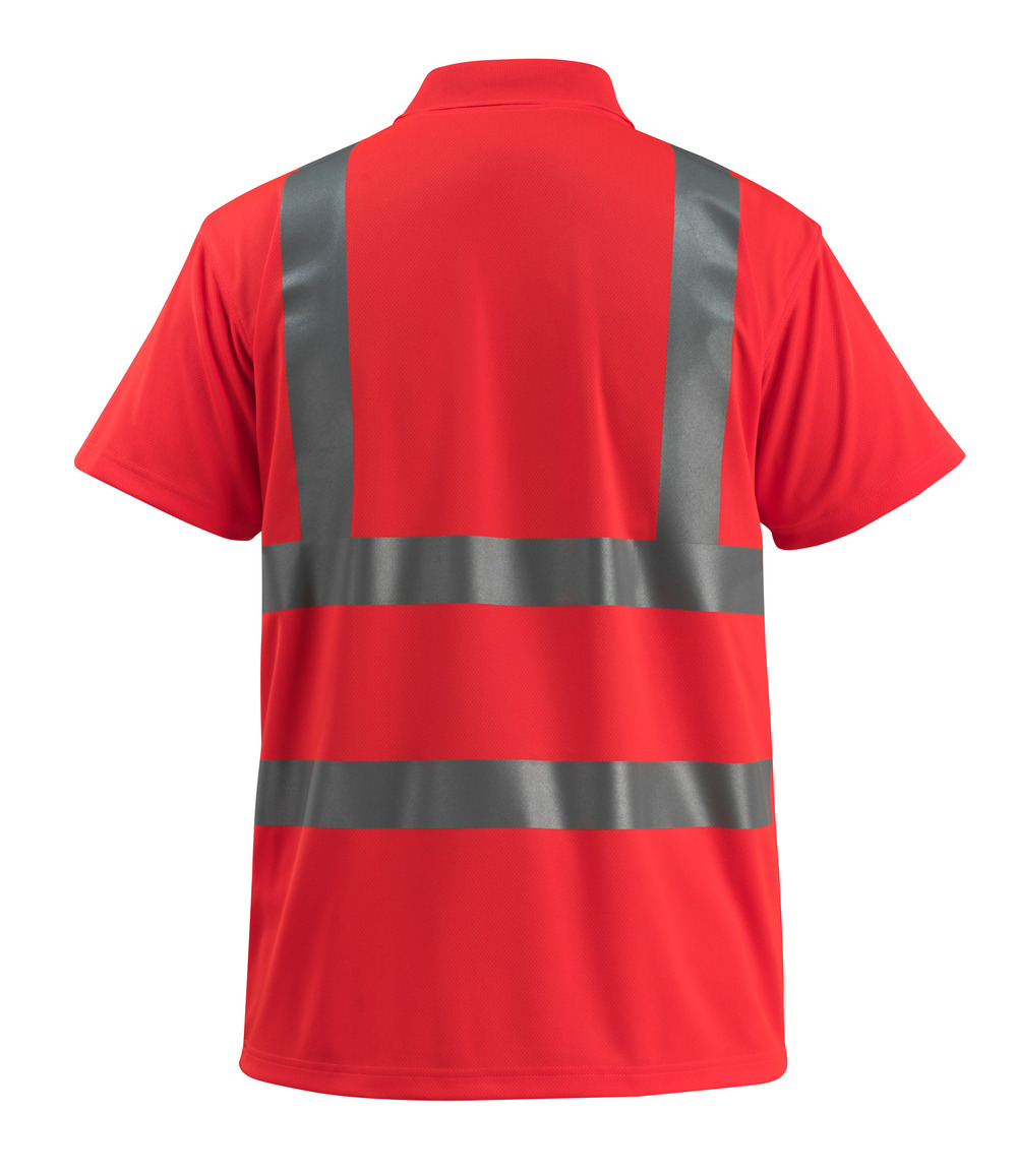 MASCOT® Bowen Polo-shirt Größe 2XL, hi-vis rot Produktbild img3 L