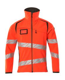 Soft Shell Jacke Soft Shell Jacke Größe M, hi-vis rot/dunkelanthrazit Produktbild