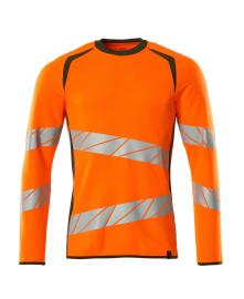 Sweatshirt, moderne Passform Sweatshirt Größe 3XLONE, hi-vis orange/moosgrün Produktbild