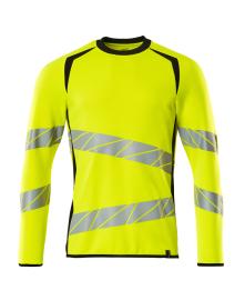 Sweatshirt, moderne Passform Sweatshirt Größe 2XLONE, hi-vis gelb/schwarz Produktbild