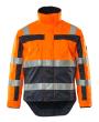 MASCOT® Teresina Winterjacke Größe 2XL, hi-vis orange/marine Produktbild