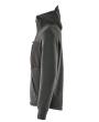 Kapuzensweatshirt, Reißverschluss Kapuzensweatshirt Größe M, Schwarz-meliert/Schwarz Produktbild img2 S