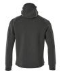 Kapuzensweatshirt, Reißverschluss Kapuzensweatshirt Größe M, Schwarz-meliert/Schwarz Produktbild img3 S