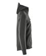 Kapuzensweatshirt, Reißverschluss Kapuzensweatshirt Größe M, Schwarz-meliert/Schwarz Produktbild img4 S