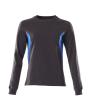 Sweatshirt, Damen Sweatshirt Größe M ONE, schwarzblau/azurblau Produktbild