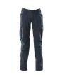 Hose mit Knietaschen, Stretch-Einsätze Hose Größe 90C47, schwarzblau Produktbild