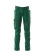 Hose mit Knietaschen, Stretch-Einsätze Hose Größe 90C49, grün Produktbild