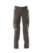 Hose mit Knietaschen, Stretch-Einsätze Hose Größe 90C47, dunkelanthrazit Produktbild
