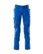 Hose mit Knietaschen, Stretch-Einsätze Hose Größe 90C47, azurblau Produktbild