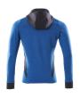 Sweatshirt mit Kapuze, moderne Passform Sweatshirt mit Reißverschluss Größe 3XLONE, azurblau/schwarzblau Produktbild img3 S
