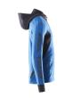 Sweatshirt mit Kapuze, moderne Passform Sweatshirt mit Reißverschluss Größe 3XLONE, azurblau/schwarzblau Produktbild img4 S