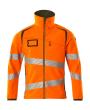 Soft Shell Jacke Soft Shell Jacke Größe L, hi-vis orange/moosgrün Produktbild