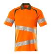 Polo-Shirt, moderne Passform Polo-shirt Größe 2XLONE, hi-vis orange/moosgrün Produktbild img1 S
