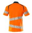 Polo-Shirt, moderne Passform Polo-shirt Größe 2XLONE, hi-vis orange/dunkelpetroleum Produktbild img3 S