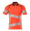 Polo-Shirt, moderne Passform Polo-shirt Größe 4XLONE, hi-vis rot/dunkelanthrazit Produktbild img1 S