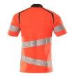 Polo-Shirt, moderne Passform Polo-shirt Größe 4XLONE, hi-vis rot/dunkelanthrazit Produktbild img3 S