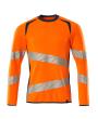 Sweatshirt, moderne Passform Sweatshirt Größe 4XLONE, hi-vis orange/dunkelpetroleum Produktbild