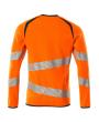 Sweatshirt, moderne Passform Sweatshirt Größe 4XLONE, hi-vis orange/dunkelpetroleum Produktbild img3 S