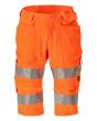 Shorts, ULTIMATE STRETCH Shorts Größe C44, hi-vis orange Produktbild