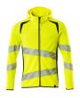 Sweatshirt mit Kapuze, moderne Passform Kapuzensweatshirt Größe M, hi-vis gelb/schwarz Produktbild img1 S