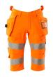 Shorts mit Hängetaschen,ULTIMATE STRETCH Shorts Größe C44, hi-vis orange Produktbild