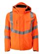 MASCOT® Hastings Winterjacke Größe L, hi-vis orange Produktbild