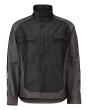 Jacke, cotton+ Arbeitsjacke Größe L, schwarz/dunkelanthrazit Produktbild