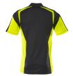 Polo-Shirt, moderne Passform Polo-shirt Größe XS, schwarz/hi-vis gelb Produktbild img3 S