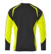 Sweatshirt, moderne Passform Sweatshirt Größe 3XL, schwarz/hi-vis gelb Produktbild img3 S