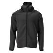 Fleecepullover, Kapuze, Reißverschluss Microfleecejacke Größe 2XL, schwarz Produktbild