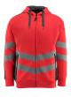 MASCOT® Corby Kapuzensweatshirt Größe 4XL, hi-vis rot/dunkelanthrazit Produktbild img1 S