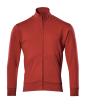 MASCOT® Lavit Sweatshirt mit Reißverschluss Größe 2XL, rot Produktbild