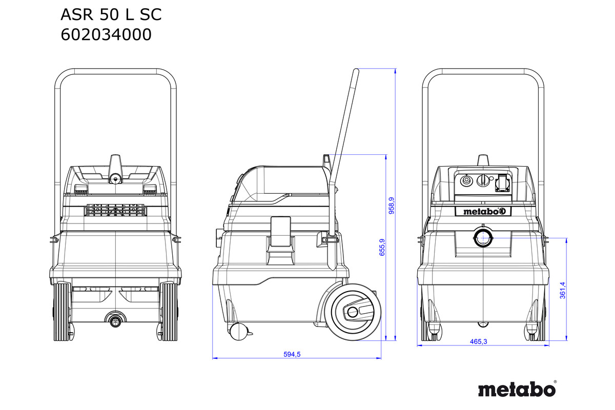 Allessauger ASR 50 L SC (602034000); Karton Produktbild img5 L