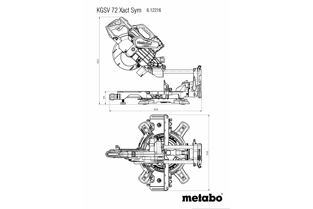 Set Kappsäge KGSV 72 Xact SYM (690972000); Karton Produktbild img11 L
