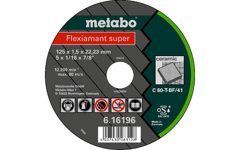 Flexiamant super 125x1,5x22,23 Keramik,TF41 (616196000) Produktbild img2 L