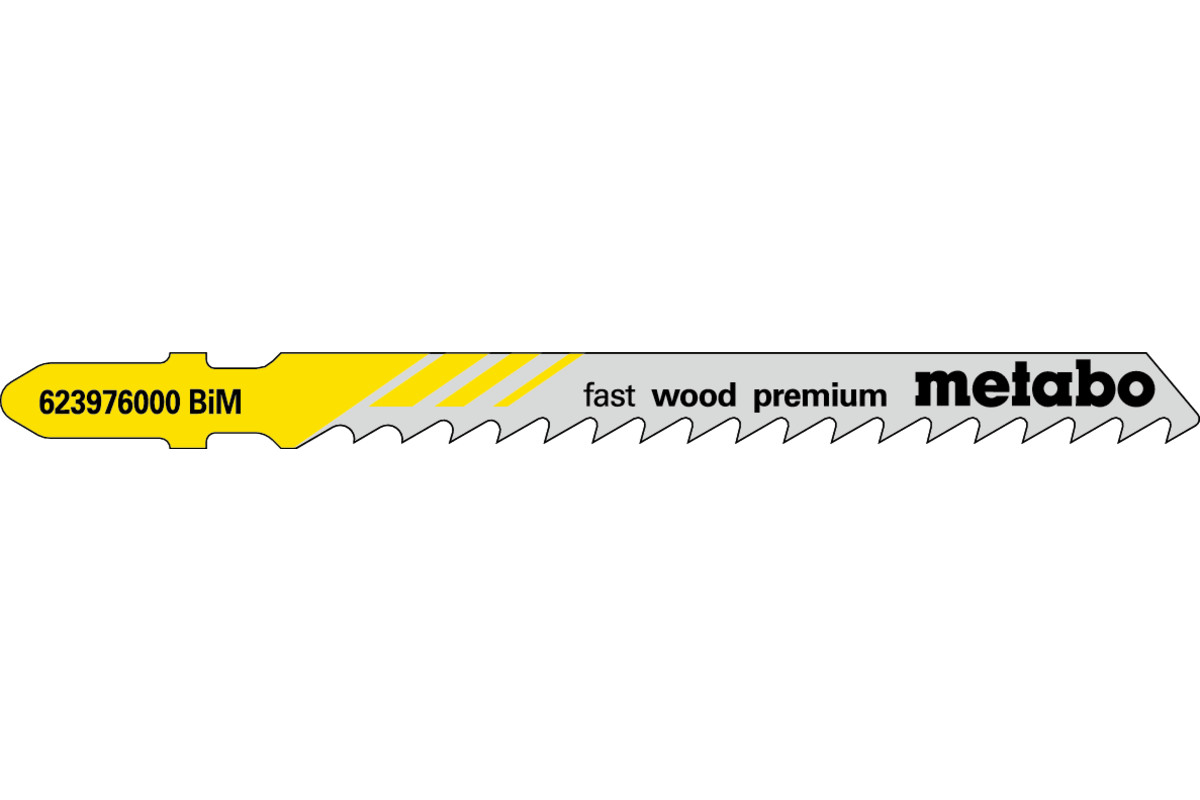 5 Stichsägeblätter "fast wood premium" 74/ 4,0 mm (623976000) Produktbild img1 L